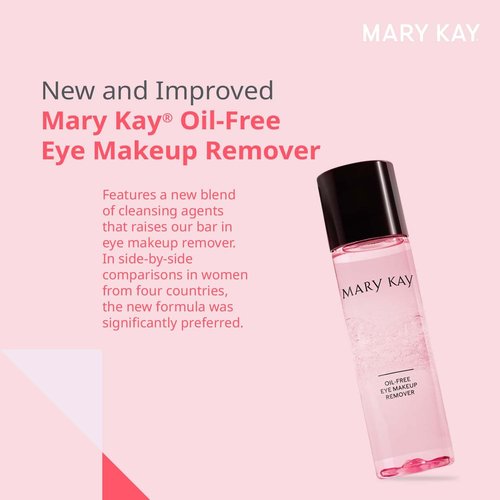 Mary Kay Oil-Free Eye Makeup Remover - Gentle Formula for All Skin Types | 3.75 fl. oz.