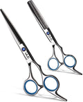 ULG Professional Hair Cutting Scissors Kit - Thinning Shears & Razor Edge Texturizing | 6.5 Inch Japanese Stainless Steel