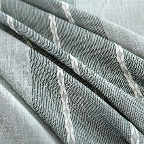 Heavy Weight Cotton Linen Round Tablecloth with Tassels - Grey, 60 Inch - ColorBird Variation of Grey / 60" (Round)