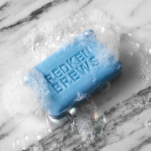 Redken Brews Men's Cleanse Bar - Multi-Purpose Soap for Face & Body, Moisturizing & Fresh Scent, 5.3 Fl Oz