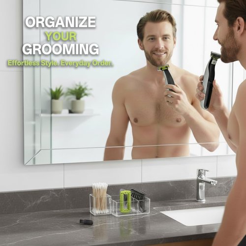 Philips Norelco OneBlade Guards Kit Plus - 6 Sizes (1–6mm) with Replacement Body Comb & Organizer Stand