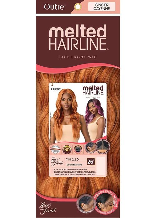 Outre Lace Front Wig - Melted Hairline - MH 116 (DR2/ROSY BRONDE)