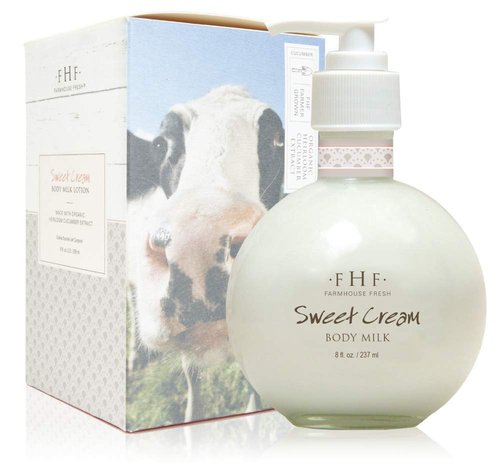 FarmHouse Fresh Sweet Cream Body Milk - Nourishing Hydration for Soft Skin | 8 oz