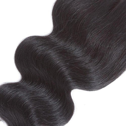 4x4 Lace Closure Body Wave Human Hair Transparent Lace Closure Human Hair 100% Unprocessed Brazilian Virgin 150% Density Body Wave Natural Black 20Inch