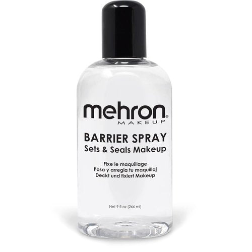 Mehron Makeup Barrier Spray - Long-Lasting Setting Spray for Face | 9 fl oz (266 ml)