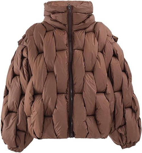 Skiennix Women's Thick Cotton Padded Coat - Warm Long Sleeve Parka for Fall & Winter