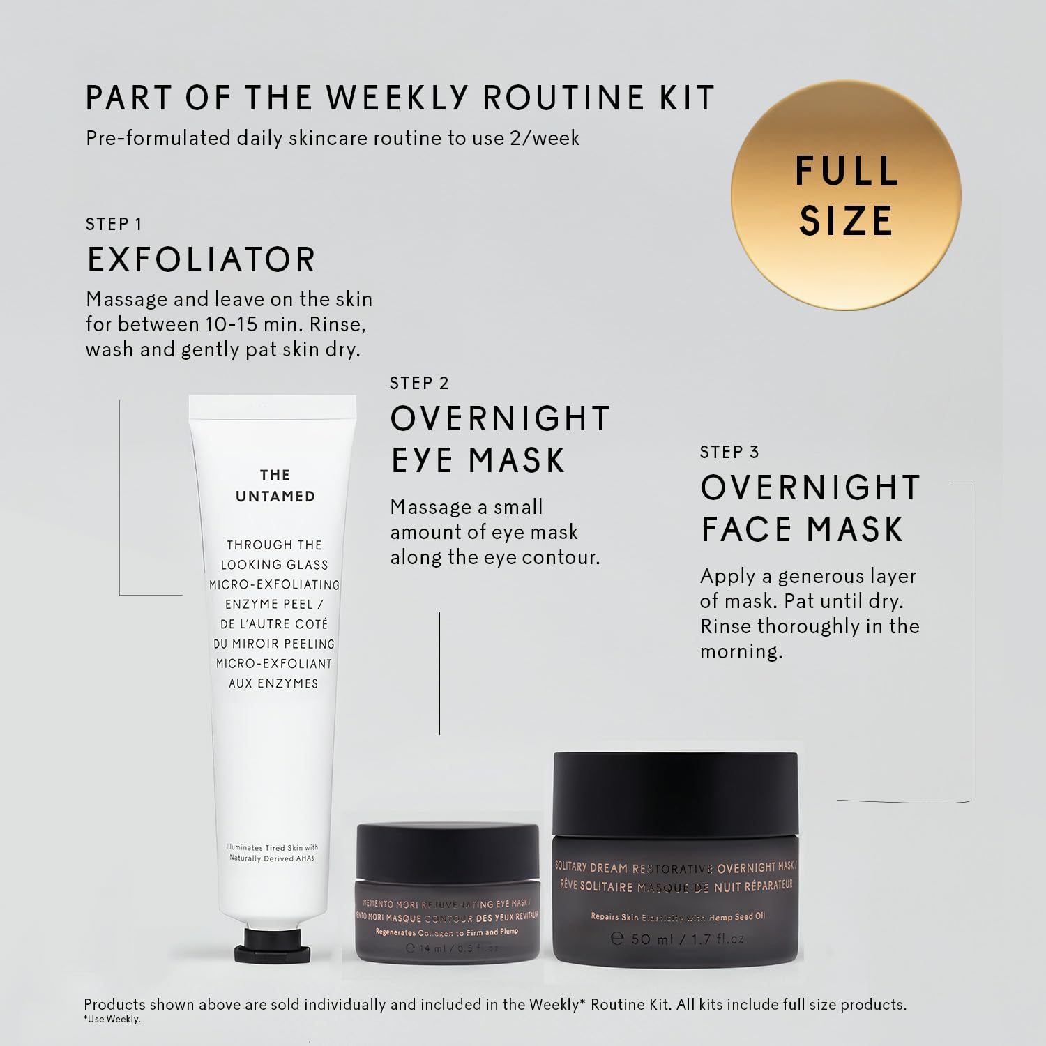 Untamed Micro-Exfoliating Enzyme Peel - Brightens, Smooths & Hydrates Skin - 2.4 fl oz