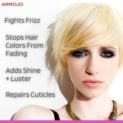 ARROJO Ultra Violet Purple Shampoo - 8.5 oz Color Treated Hair Care | Eliminates Brassy Tones & Yellow Hues
