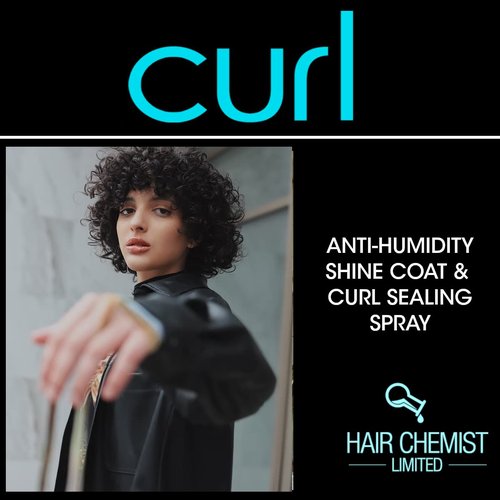Hair Chemist CURL Anti-Humidity Shine Coat - Curl Sealing Spray, 8 oz (Pack of 2)