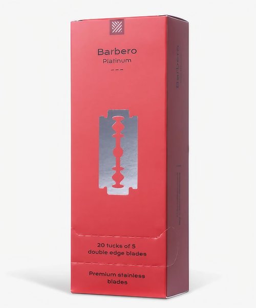 100 Barbero Platinum Razor Blades