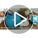 Purple Paper Lanterns Set - 20 Pieces, 4-12 Inch Hanging Decor for Parties & Events