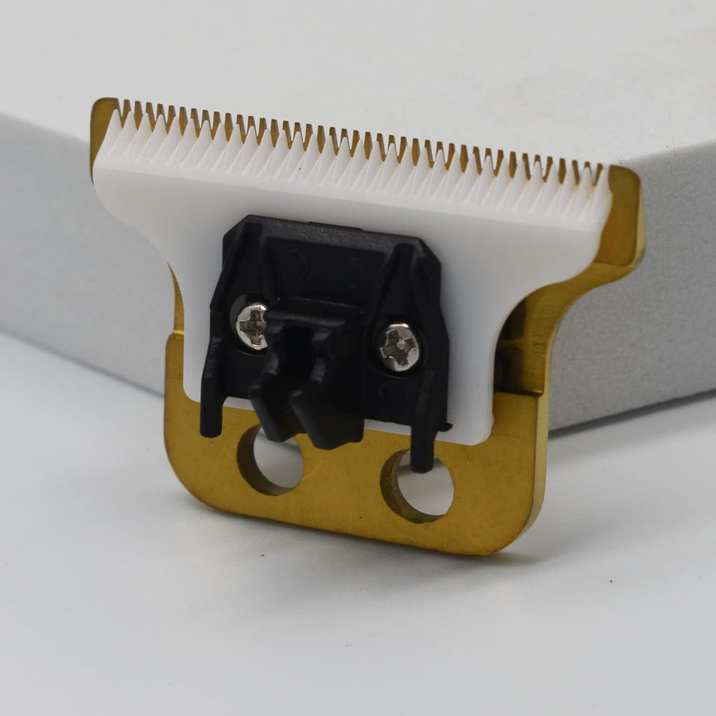 Wahl Professional T Wide Replacement Blades #2215 - Compatible with Detailer Trimmer (Gold)