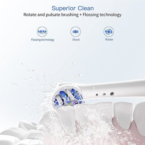 Replacement Toothbrush Heads for Oral B Braun, 16 Pack Electric Toothbrush Heads, Precision Clean Brush Heads Refill Compatible with Oral-B 7000/Pro 1000/9600/5000/3000/8000 (16pack)