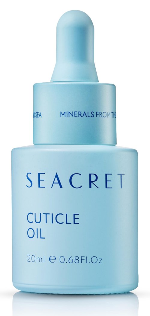 SEACRET Cuticle Oil with Precision Dropper Applicator - Fast-Absorbing Oil for Dry, Cracked Nails, Non-Greasy Nail Care Treatment with Dead Sea Minerals, Calendula, Rosehip & Vitamin E, 0.68 fl oz