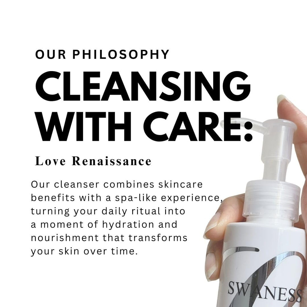 SWANESS Clear Oil Cleanser - Japanese Premium Skincare for Anti-Aging & Deep Pore Cleansing