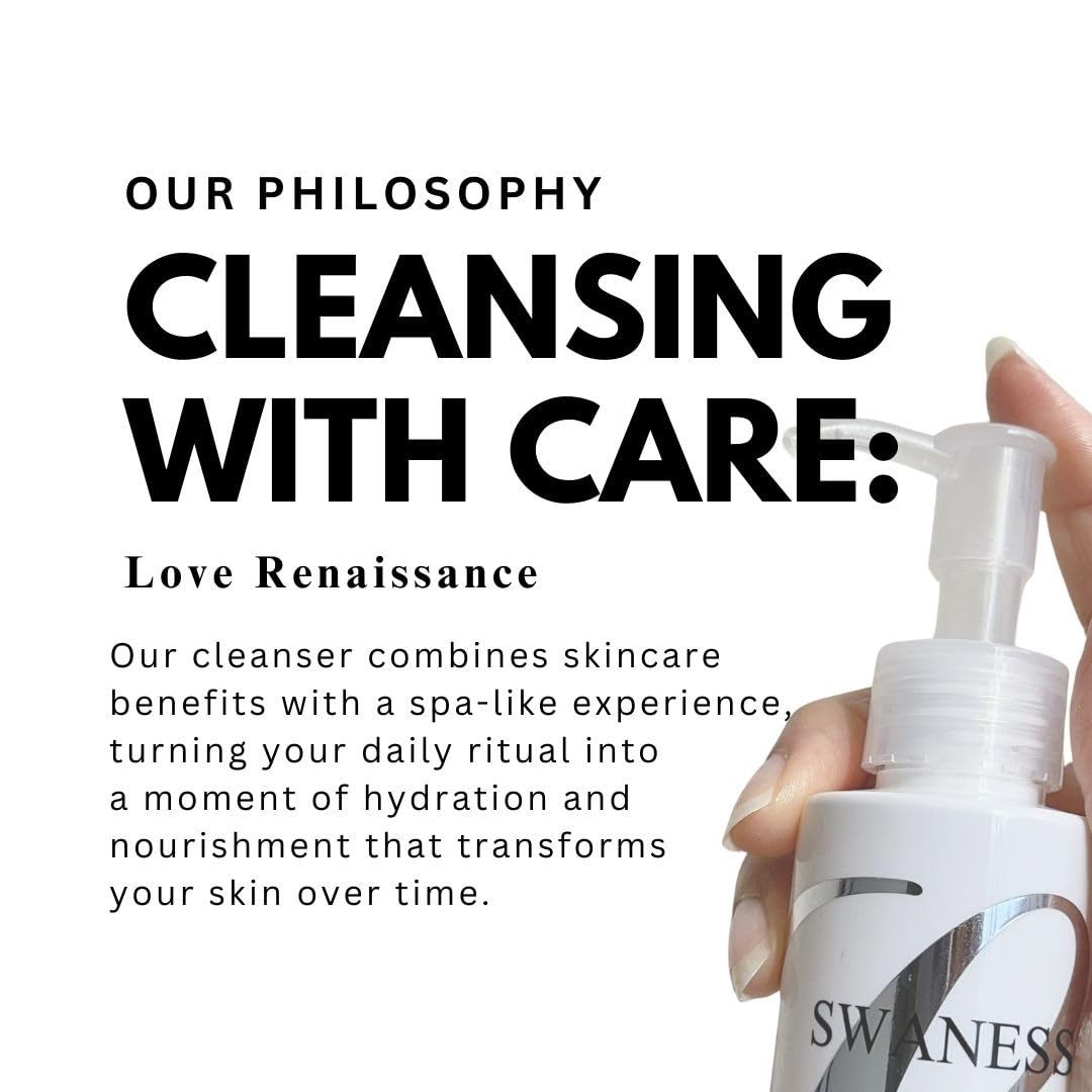 SWANESS Clear Oil Cleanser - Japanese Premium Skincare for Anti-Aging & Deep Pore Cleansing