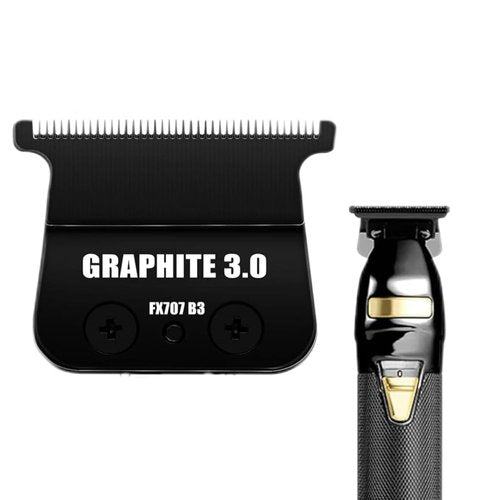 BaByliss PRO FX707Z DLC 2.0 Replacement Trimmer Blade - Zero-Gapped Design for FX787 & FX726 (Black)