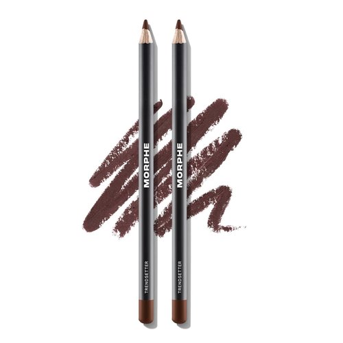 Morphe Cream Lip Liner Pencil Bundle - Zero-Tugging Formula for Effortless Definition - Trendsetter (2 Count)