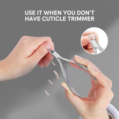 Professional Ingrown Nail Clipper - Wide Jaw Straight Blades Toenail Clippers for Thick Ingrown Toenails - Heavy Duty 3CR13 Stainless Steel Ingrown Toenail Tool for Seniors