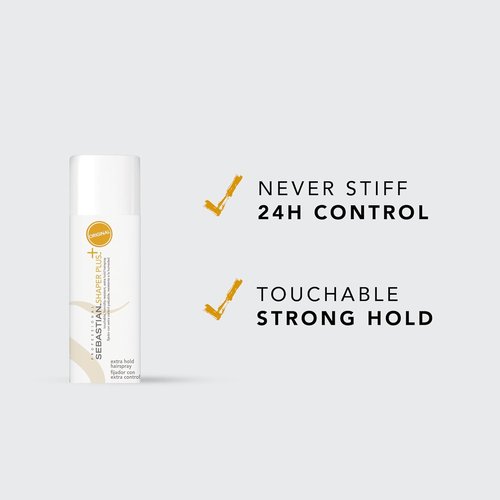 Sebastian Professional Shaper Plus Hairspray - Humidity Resistant Extra Hold | 24-Hour Flexible Control for All Hair Types