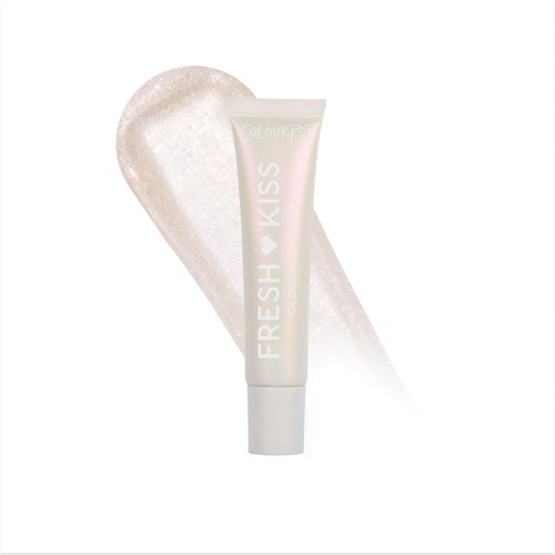 ColourPop Fresh Kiss Glossy Lip Balm - Hydrating Lip Care with Peptides & Hyaluronic Acid - Pearlescent Shimmer - Vegan & Cruelty-Free - Whipped Cream (0.49 oz)