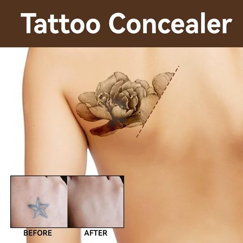 Regine Switzerland Tattoo Cover Up - Waterproof Concealer for Scars & Dark Spots | 2 Pcs Set
