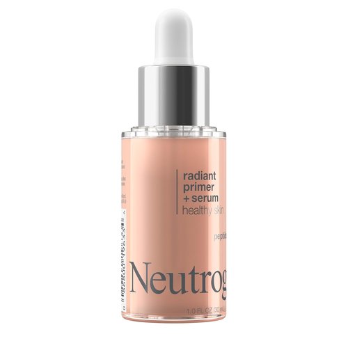 Neutrogena Healthy Skin Radiant Booster Primer - Skin-Evening Serum with Peptides & Pearl Pigments | 1.0 fl. oz