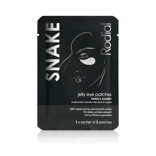 Rodial Snake Jelly Eye Patches - Rejuvenate & Firm Under Eyes | Anti-Puffiness Formula, 1 Sachet