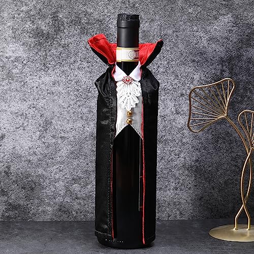 Halloween Vampire Wine Bottle Cover 1PC - Dracula & Vampire Wine Holder Gift