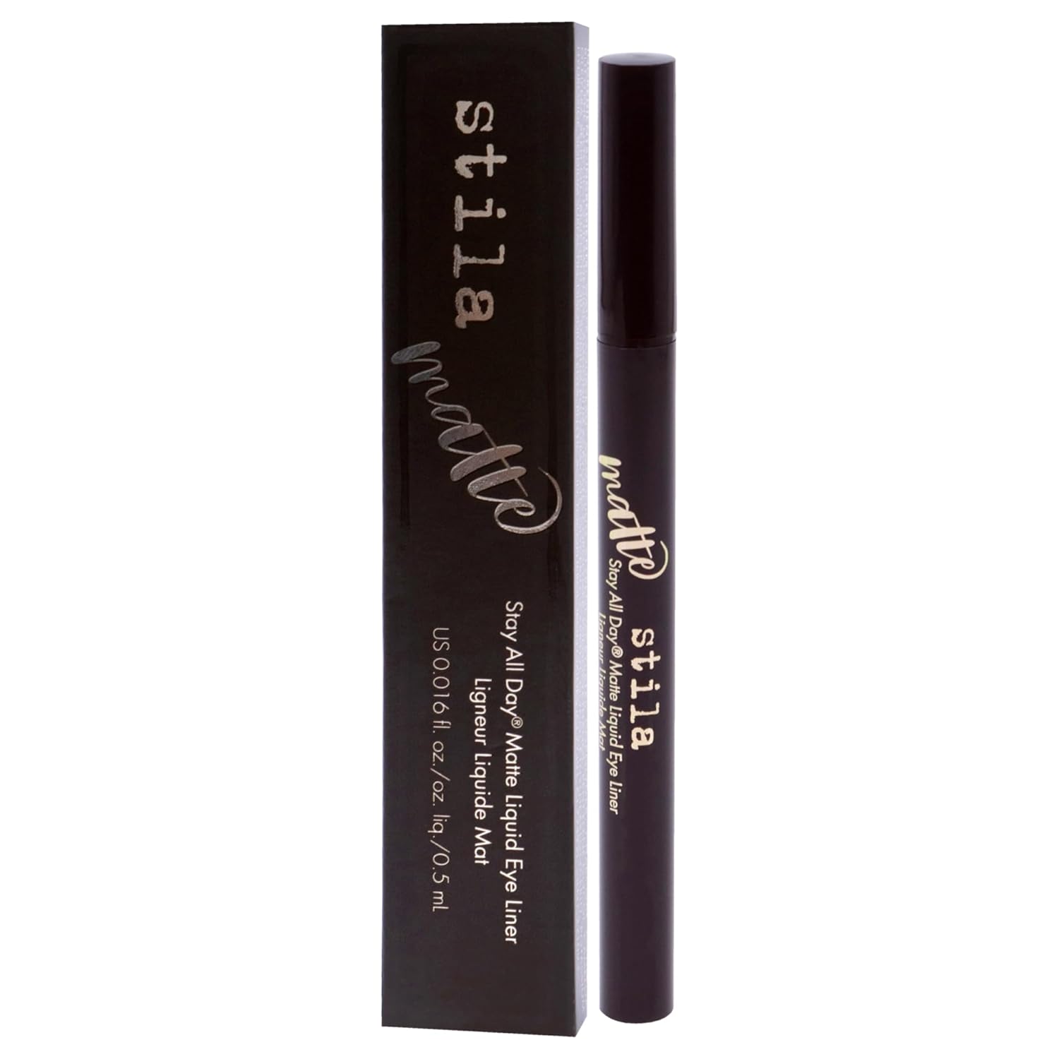 Stila Stay All Day® Matte Liquid Eye Liner - Long-Lasting, Smudge-Proof Formula | Black
