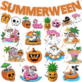 Summerween Party Decorations Set with Banner and Hanging Swirls - Halloween Summer Theme