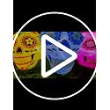 7FT Halloween Inflatable Skeleton Decor with LEDs - Dia de Los Muertos Skull - Outdoor Yard & Garden