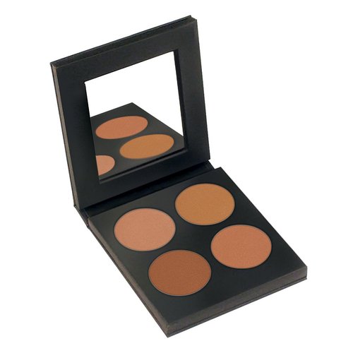 Graftobian HD Matte Bronzer Palette - Flawless Finish For All Skin Tones | Versatile Shades
