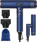 MIRACOMB Foldable Travel Hair Dryer - Powerful Ionic Blow Dryer with Brushless Motor | Lightweight & Portable