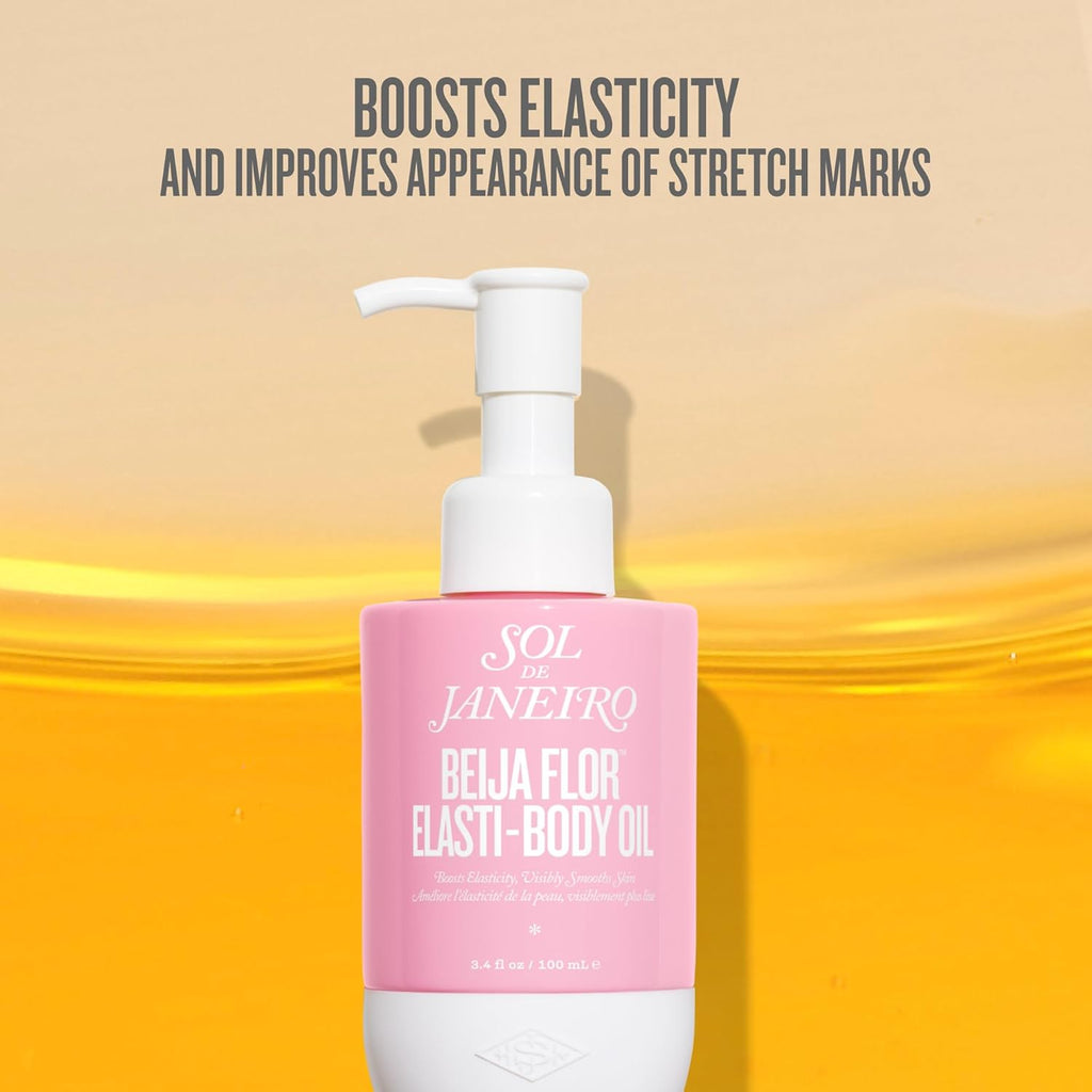 SOL DE JANEIRO Beija Flor Elasti-Body Oil - Nourishing Hydration for Soft Skin | 100 ml/3.4 fl oz