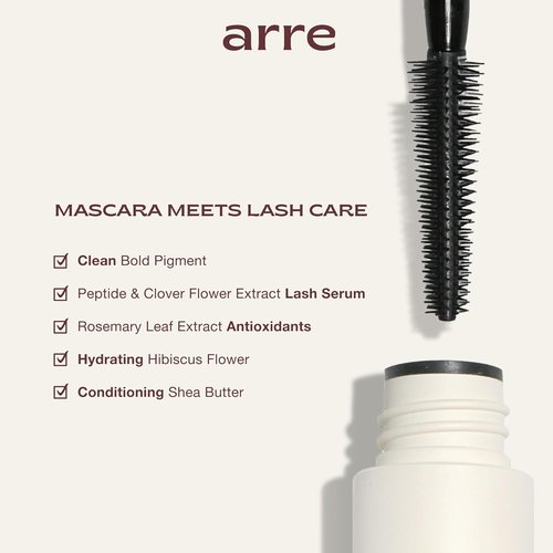 Regine Switzerland Tubing Mascara - Lengthening Peptide-Infused Formula - Smudge-Proof, Sensitive Eye Safe, Glossy Jet Black