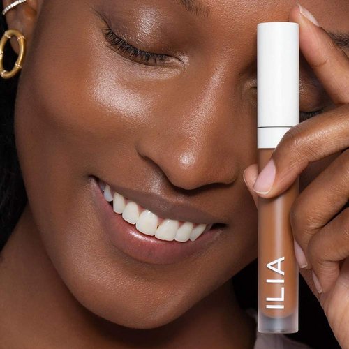 ILIA - True Skin Serum Concealer | Non-Comedogenic & Vegan Formula for Dark Circles (Cassia SC8, 0.16 oz)