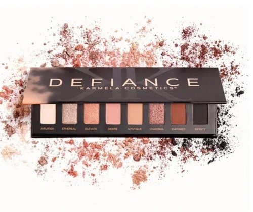 Defiance Beauty 8-Shade Eyeshadow Palette – Ultra-Pigmented Matte & Shimmer Shades, Blendable & Buildable, Long-Lasting Formula for Stunning Day-to-Night Eye Looks