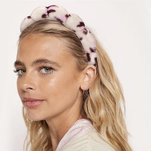 Tetizo Spa Headbands - Soft Terry Cloth Makeup & Skincare Wristband Set | Non-Slip Hairband for Women