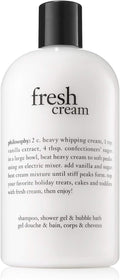 Philosophy Fresh Cream - Nourishing Cleanser & Conditioner - Softens Skin & Hair - Notes of Vanilla & Sweet Cream