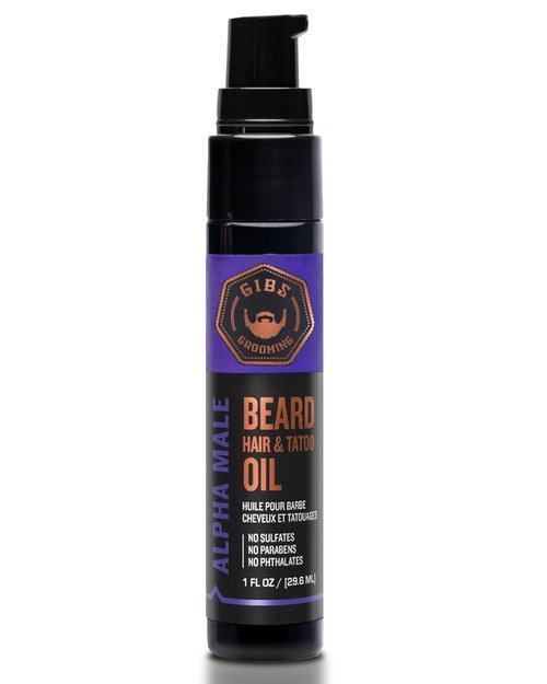 GIBS Beard Oil - Softens & Strengthens Beard Growth, Moisturizes Skin | Available in 4 Scents & 2 Sizes
