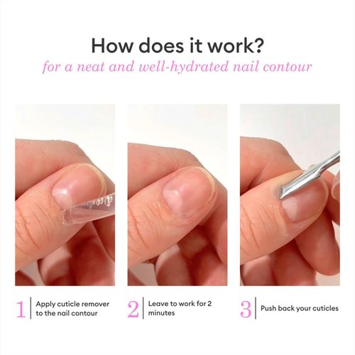 Manucurist Cuticle Remover Gel - 9-Free & 97% Bio-Sourced Ingredients - 0.5 fl oz Bottle