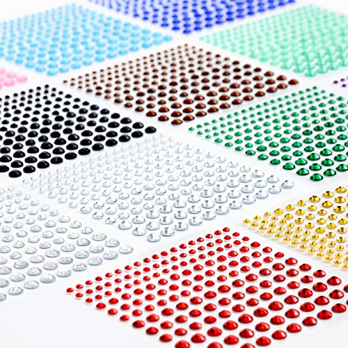 Self Adhesive Rhinestone Stickers 2478Pcs Small Diamond Variation of THIS Listing