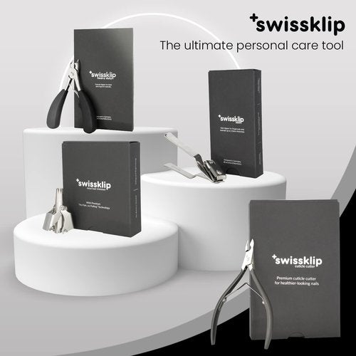 Swissker by Swissklip Cuticle Trimmer, Cuticle Remover, White Elephant gifts, Cuticle Nippers, Cutter, Nail Nipper used along with Cuticle Pusher Tool, Nail Cuticle Trimmer
