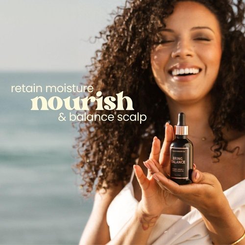 Beachwaver Co. Organic Argan & Marula Hair Oil - Vegan, Fragrance-Free Treatment (2 Oz) | 5 Natural Ingredients