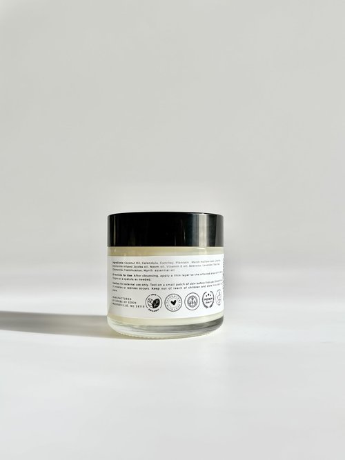 Herbs of Eden Savior Salve | Herbal Healing Balm with Calendula, Comfrey, Yarrow, Plantain & Chamomile | Organic Eczema & Dry Skin Relief for All Ages | USA Made