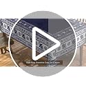 Horaldaily Blue Rectangular Tablecloth 60x104 Inch Cinco Design