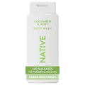 Native Body Wash - Naturally Derived Ingredients for Soft, Hydrated Skin | Cucumber & Mint, 18 oz
