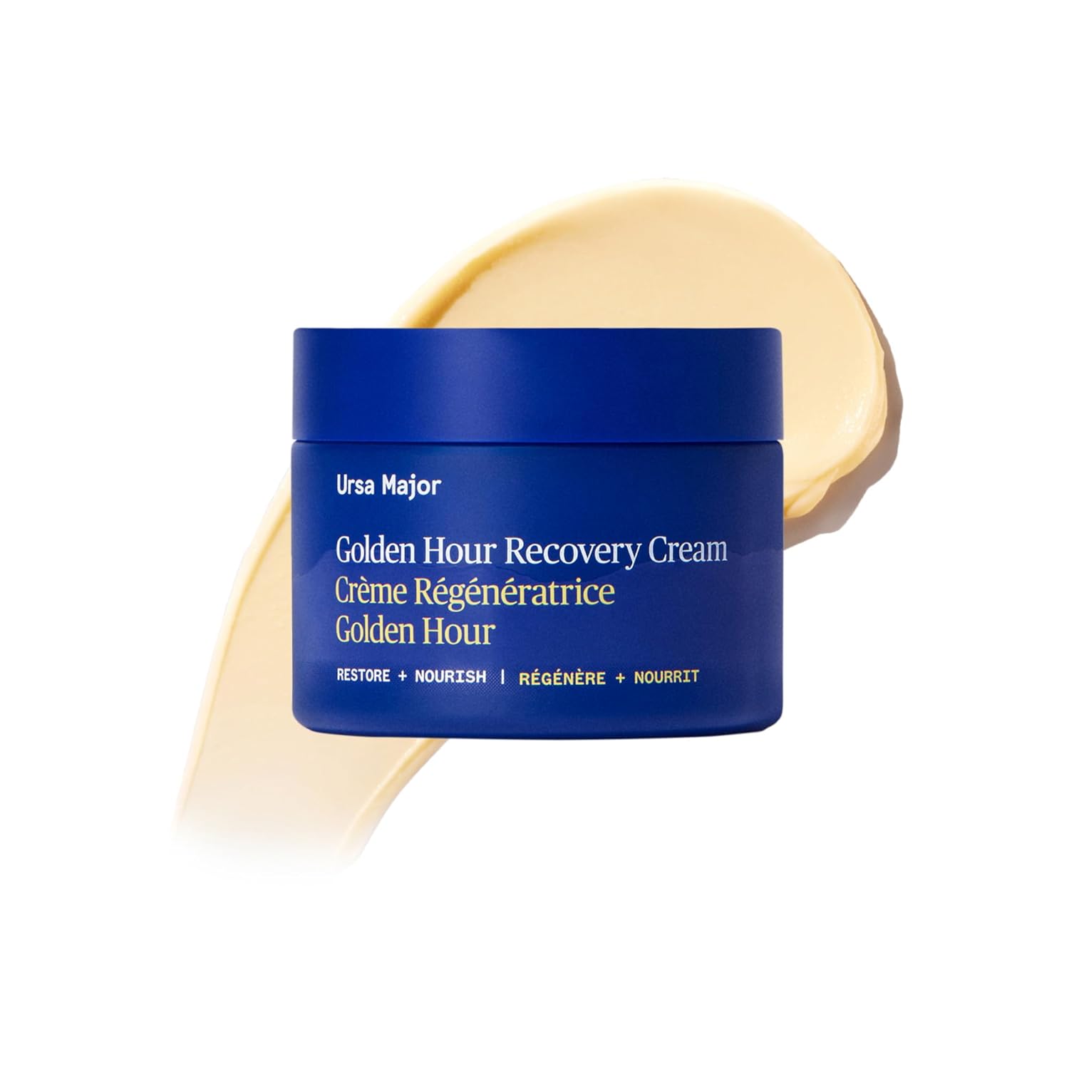 Ursa Major Golden Hour Face Moisturizer - Vegan Daily Recovery Cream | Hydrate & Repair | 1.57 oz