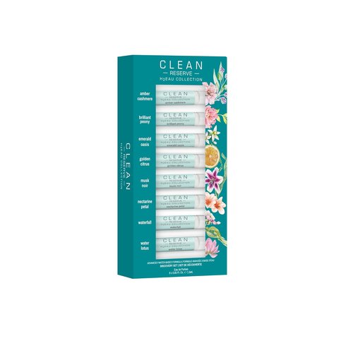 CLEAN H2EAU Fragrance Discovery Gift Set - Travel Mini Size, Water-Based, Cruelty-Free Perfume